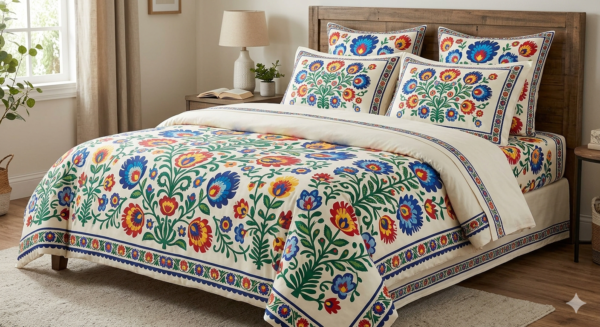 American Polish Bedsheet & Duvet + 4 pillow Cases